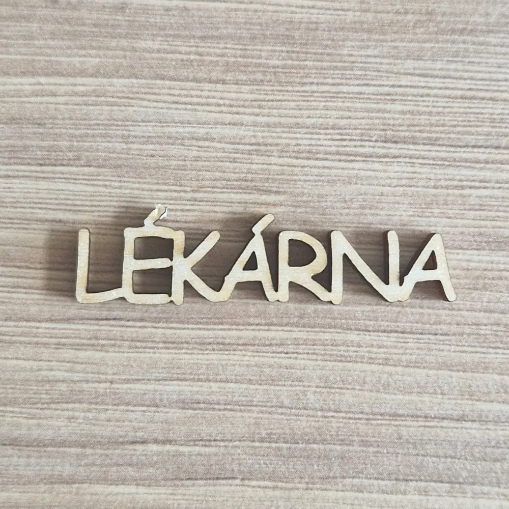 LÉKÁRNA nápis tiskací