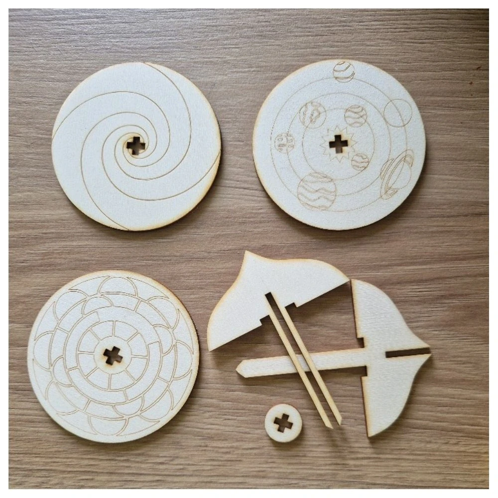 Skládačka - točící se káča