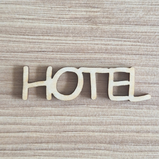HOTEL nápis tiskací