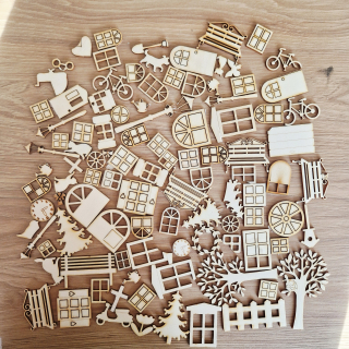 Překližkové odřezky 100 kusů 