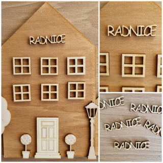 RADNICE nápis tiskací