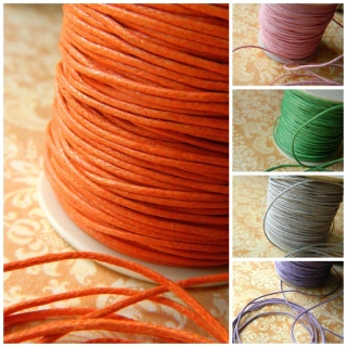 Bavlněná šňůrka 1 mm - 1 METR