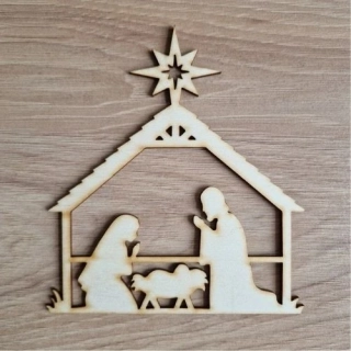 Betlém s hvězdou navrchu