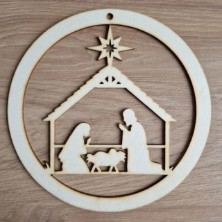 Betlém v kruhu - velikost 20 cm