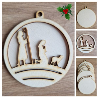 Ozdoba dvojitá ovečka