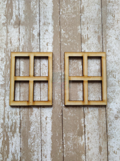 OKNO obdélník  na mini domečky 4,5 x 6 cm