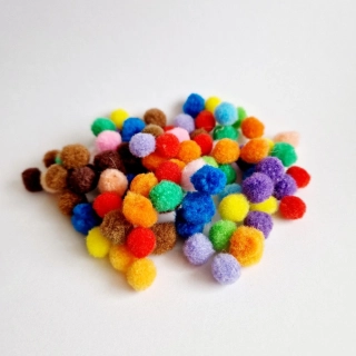 Bambulky 1,1 cm směs - 100 kusů - 8g