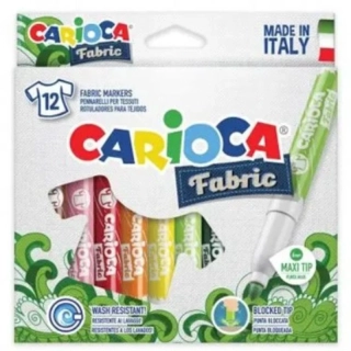 Carioca Fabric fixy na textil 12ks