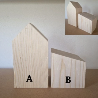 Domeček - dřevěný základ silný 