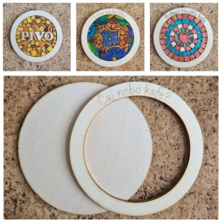 Překližkový podtácek - skládačka