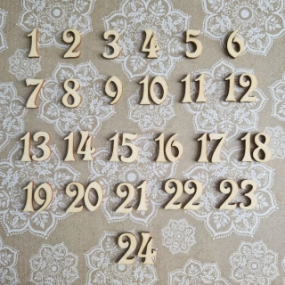 Adventní čísla 1 - 24 ;a