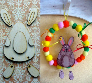 Zajíček malý skládačka