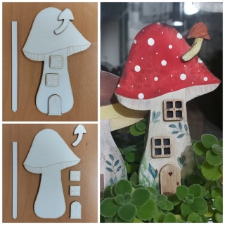 Domeček pro skřítky – sada na kreativní tvoření